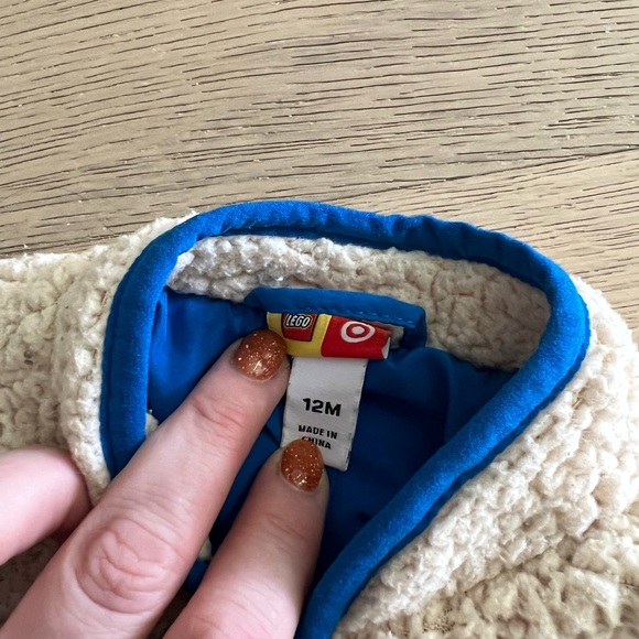 Sherpa Target Lego Baby Zip Up Fleece - Picture 3 of 3